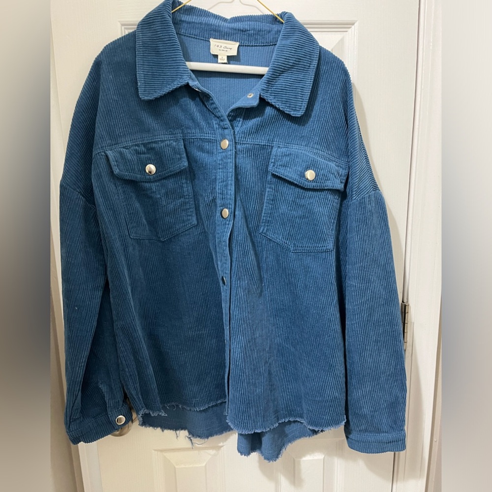 143 Story Corduroy Shacket S